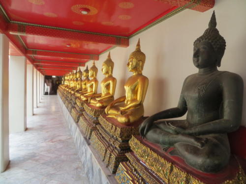 Budas en Wat Pho, Bangkok