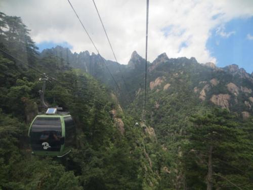 Gondola in Huangshan Mountains