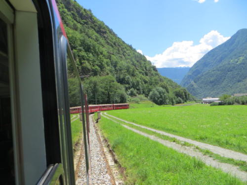 Viajando en los trenes suizos