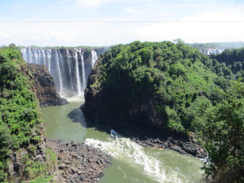 Victoria Falls from Victoria Falls Bridge, Livingstone