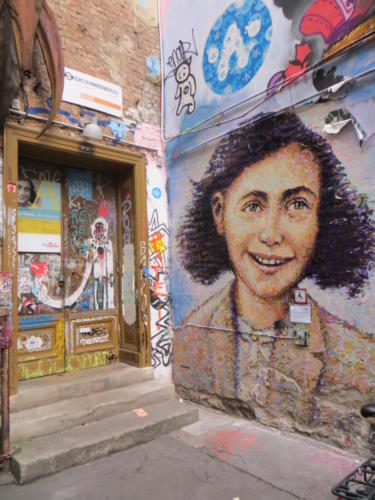 Grafiti de Ana Frank, Berlín