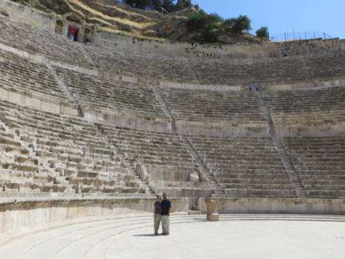 Dentro del Teatro Romano, Amman