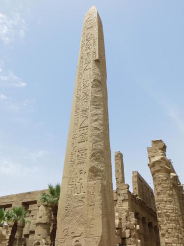 Obelisco en el Templo de Karnak, Luxor