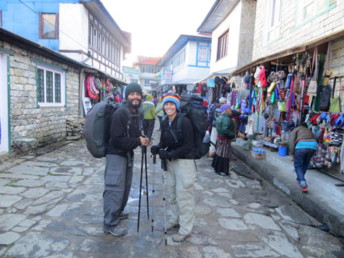 El comienzo de nuestra caminata hasta el Campamento Base del Everest, Lukla