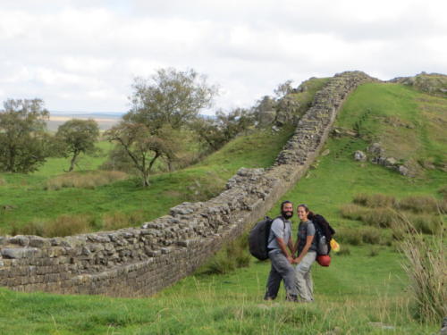 Ruins along Hadrian's Wall Trek