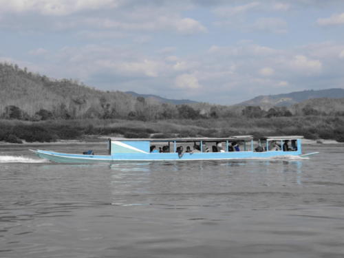 Boat Along the Mekong River
