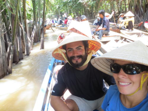 Paseo en bote en el Mekong Delta