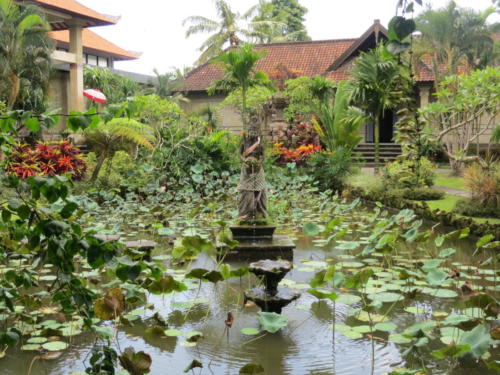 Gardens in the Museum Puri Lukisan in Ubud, Bali
