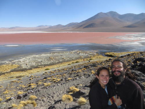 Red Lagoon, Eduardo Avaroa Natural Reserve of Andean Fauna 