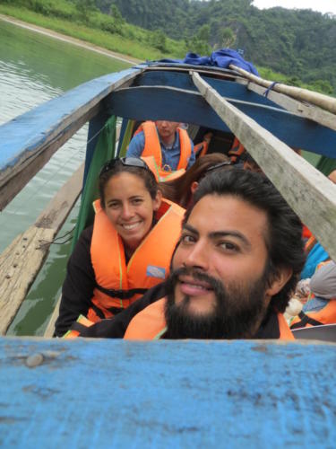 Boat to Phong Nha Cave