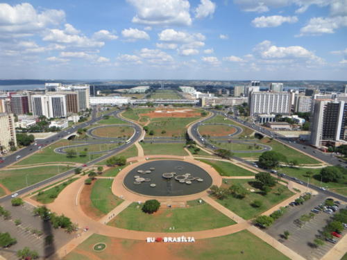 Vista de Brasilia desde la torre de TV