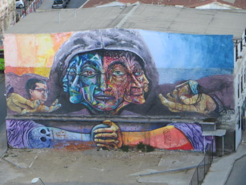 Grafiti en Valparaiso