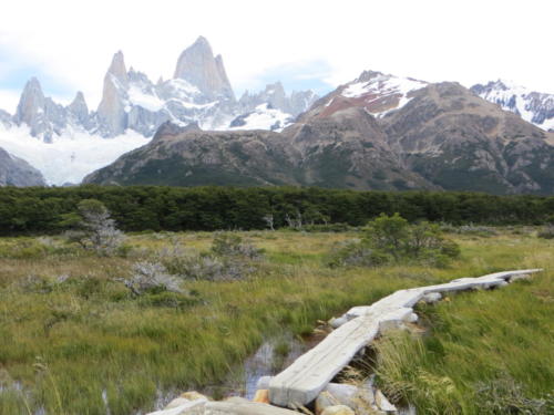 On Our Way to Mount Fitz Roy, Glaciers National Park