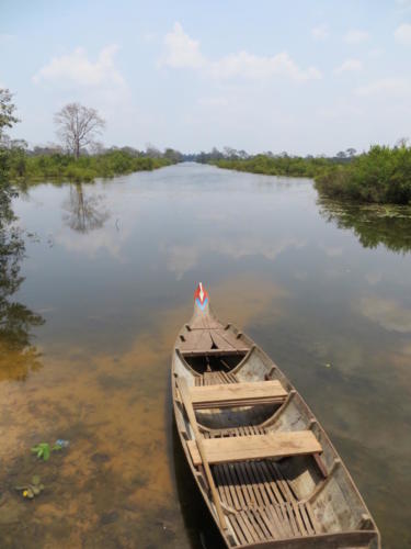 Boat Close to Preah Khan Temple, Angkor Wat
