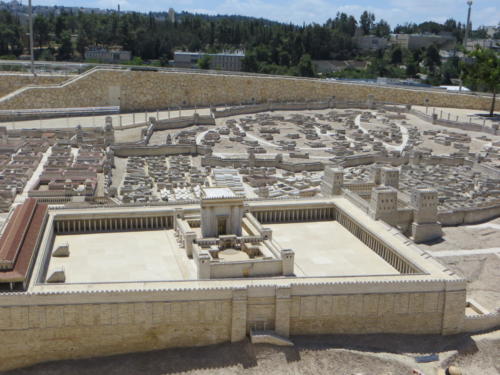 Maqueta de Jerusalén del Segundo Templo, Museo de Israel
