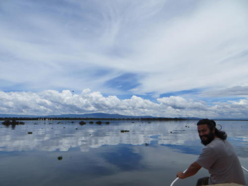 Navegando en el Lago Naivasha