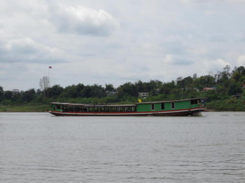 El bote lento hacia Luang Prabang