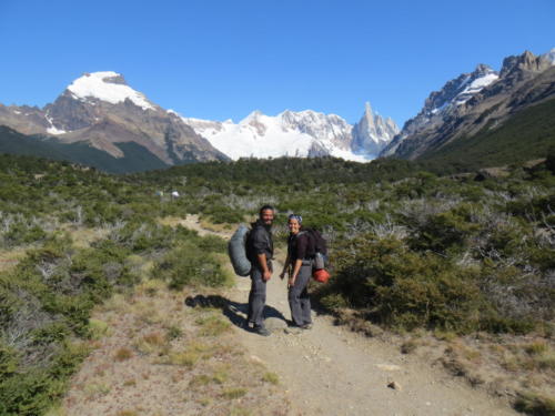 Backpacking in Glaciers National Park, El Chalten