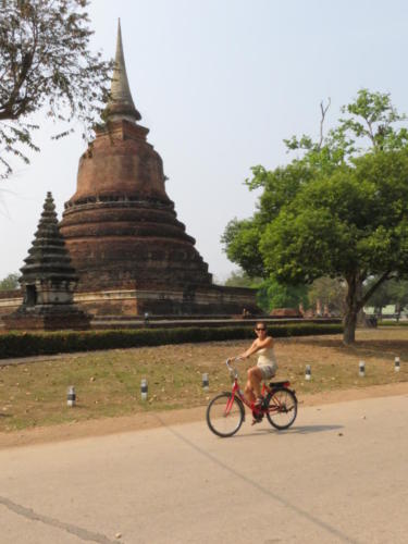 Bike Riding in Sukhothai Historical Park