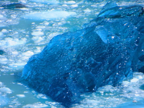 Deep Blue Ice from Perito Moreno Glacier, Glaciers National Park