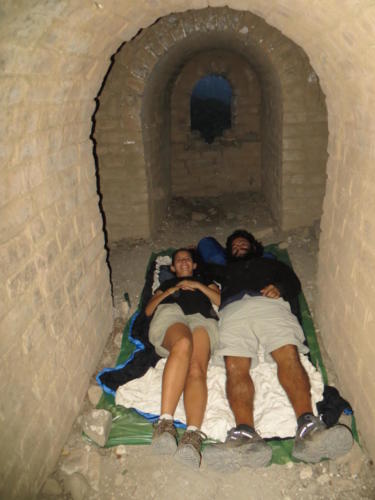 Sleeping in a Tower of the Great Wall of China, Jiankou
