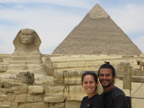 Sphinx and the Pyramids of Giza, Cairo