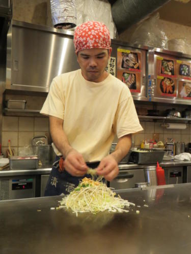 Making Our Okonomiyaki, Hiroshima