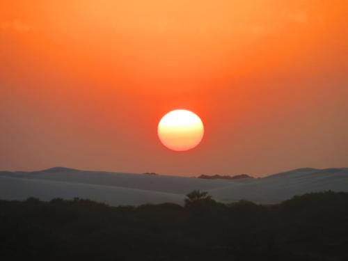 Sunset at Parque Nacional Lençois Marenheses