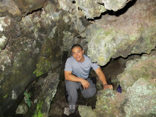 Cuevas de lava en la isla Rangitoto