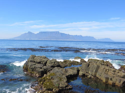 Table Mountain from Robben Island, Cape Town