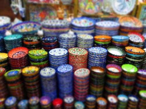 Cerámicas en el Gran Bazar, Estambul