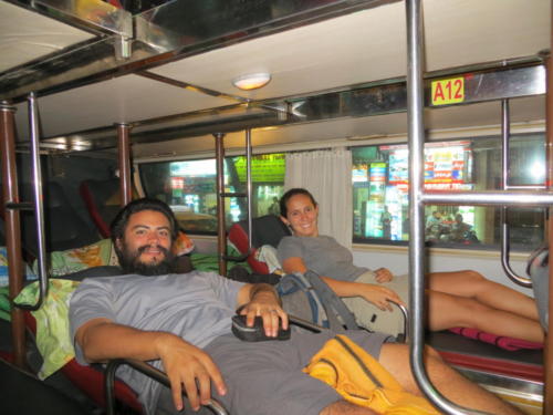 Bus nocturno hacia Nha Trang