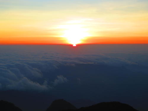 Sunrise from the Summit of Baru Volcano