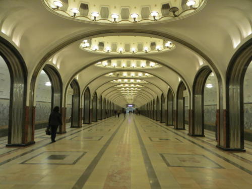 Estación del metro única, Moscú