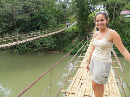 Puente colgante en Bohol