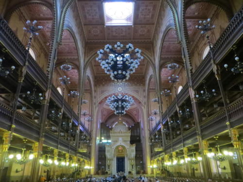 Dentro de la Gran Sinagoga, Budapest