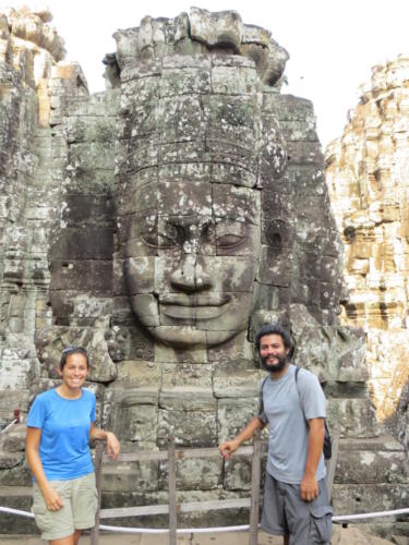 Smiling Buddha, Bayon Temple, Angkor Thom